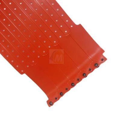 Imagem de Pulseira Vinil Adulta Vermelho 100 Un - EGLopes