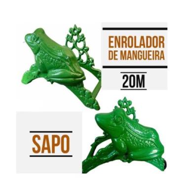 Imagem de Enrolador De Mangueira Aluminio Fundido Provença - Funditex, VERDE