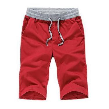 Imagem de Bermuda de moleton masculina fitness - Wooks, Vermelho, P
