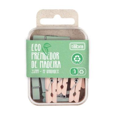 Imagem de Prendedor de madeira ECO 35 mm blister com 12 unid - Tilibra