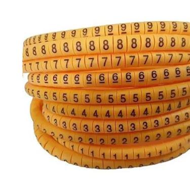 Imagem de 5000 Pç - Anilha Para Cabo 2,5 A 4mm Ec1 Numeros (0-9) - lukma