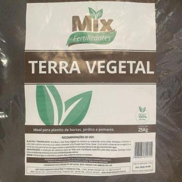 Imagem de Terra vegetal orgânica 25kg mix