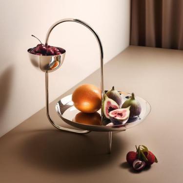 Imagem de Fruteira Loops 2 andares Prata - St James