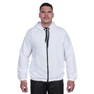 Imagem de Corta Vento Sem Tela Masculino - TechMalhas, Branco, G