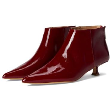 Imagem de Steve Madden Bota feminina de cano curto Grant, Patente vermelha, 38