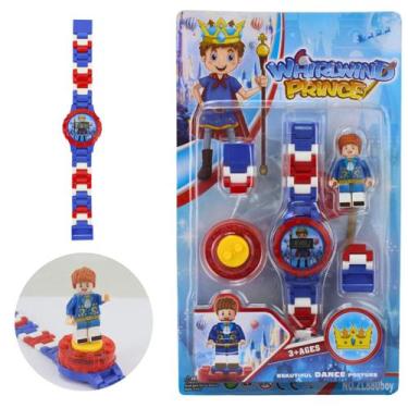 Imagem de Relógio Infantil Digital Príncipe Bonequinho que Gira - MSB PRESENTES