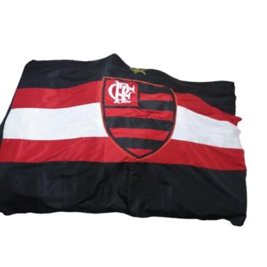 Imagem de Bandeira Do Flamengo Tamanho 1.10 X 1.60 Grande 100% Poliest - bandeir
