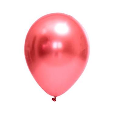 Imagem de Balão de Festa Látex Chrome - Vermelho - FestBall - Rizzo
