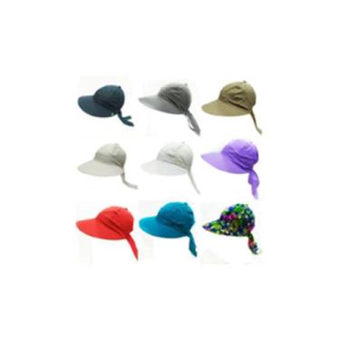Imagem de Chapéu Boné Viseira Feminina Fechada Cores Verão Proteção Sol Tactel A