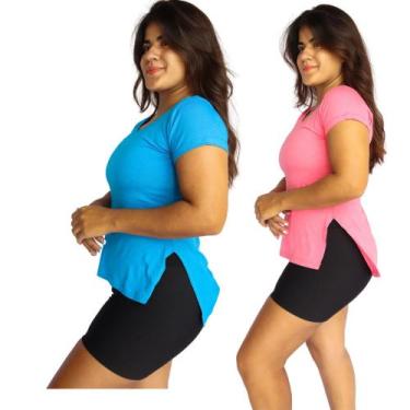 Imagem de Kit com 2 Blusinha Tampa Bumbum Academia Fitness Treino - swg, GG