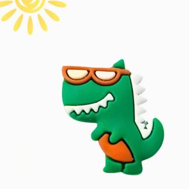 Imagem de Kit 50 Peças aplique Emborrachado Dinossauro com Óculos e Sol - RAE