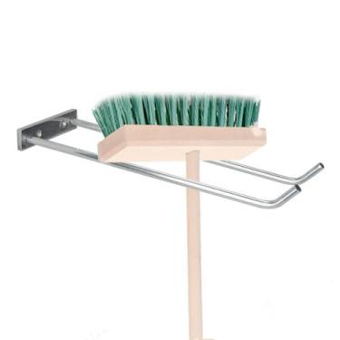 Imagem de Suporte Para Vassoura Rodo Organizador De Parede Ferramentas Metal Ino