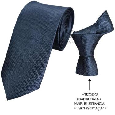 Imagem de Gravata Preta para Padrinhos e Eventos Tecido Trabalhado Traço - Hero 