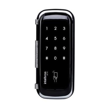 Imagem de Fechadura Digital Intelbras FR 400 para Porta de Vidro