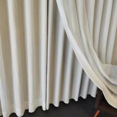 Imagem de Cortina Para Sala Linho Com Blackout Argola 5,00x2,60 - Salvatex Confe
