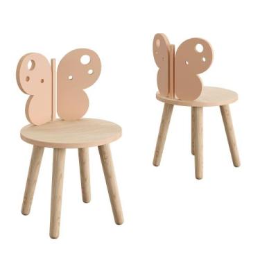 Imagem de Kit com 2 cadeirinhas modelo borboleta. - store kids