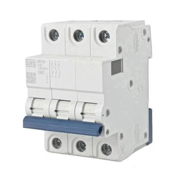 Imagem de Disjuntor Weg Tripolar Din 40A Curva C MDWP-C40 3 Polos