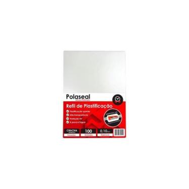 Imagem de Polaseal Plástico para Plastificação Crachá 59x86x0,10 100un - Marpax