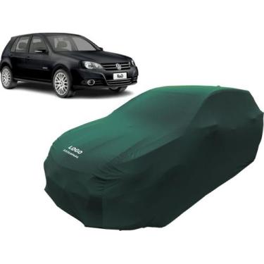 Imagem de Capa Para Carro Hatch Volkswagen Golf Anti-Risco - Mz, Verde