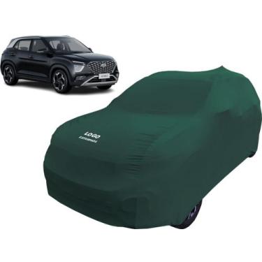 Imagem de Capa Tecido Proteção Carro Hyundai Novo Creta 2023 Luxo - Mz, Verde