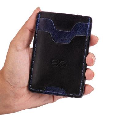 Imagem de Carteira Mini Cnh/cédulas/cartões Minimalista Couro Legítimo - Ello Gr