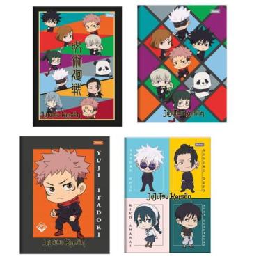 Imagem de Caderno Brochurão Jujutsu Kaisen 80fls Capa Dura - Foroni, Brochurão