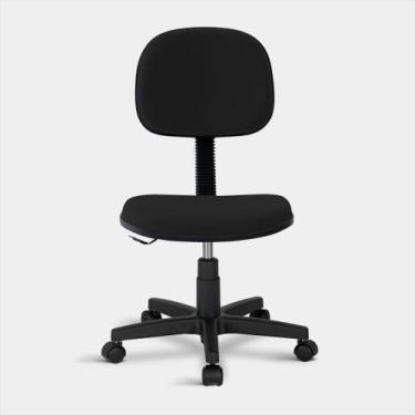 Imagem de Cadeira Secretária Turim Giratória Preta - Flex Cadeiras