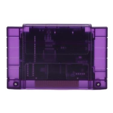 Imagem de Game Cartridge for SFC Game Console, 3000 in 1 Game Card Built in 8G Memory Card, Multi Game Cartridge for SFC SNES Game Consoles (Violet Transparent)