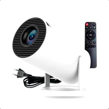 Imagem de Mini Projetor Portátil 5G Wi-Fi, Android 11, 4K 1080P Full HD, 8000 Lumens, Auto Correção, Espelhamento de Tela, Compatível com Smartphones