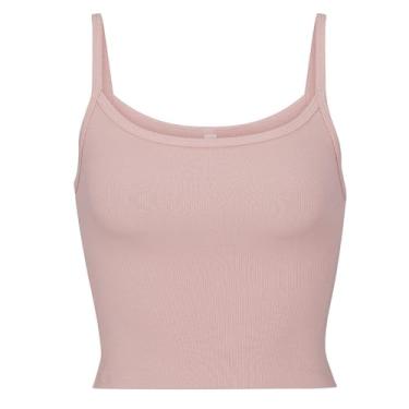 Imagem de Bra30 Top cropped feminino extralongo com tiras, Sherbet, M