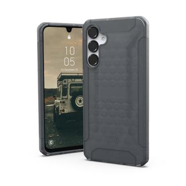 Imagem de URBAN ARMOR GEAR Capa UAG projetada para Samsung Galaxy A16 5G SM-A166 Scout, transparente, resistente, resistente, à prova de choque, antiderrapante, capa protetora de grau militar, cinza