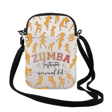 Imagem de TSOTMO Zumba Coach Trainee Gift Zumba Instructor Survival Kit Bolsa com zíper Presente para Instrutor de Aeróbica Trainee, Zumba Cr