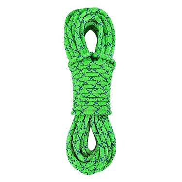 Imagem de ZEPSEON Cabo Acessório de 8 Mm(5/16 Pol.) 6 M(20 Pés) Prusik Cord Short Rope Ce/Uiaa Double Braid Pré-Cortado Nylon Cord Cave Rapel Rope Rescue Anchor Dock Lines For Boating Tree Pulling Hoist Rigging