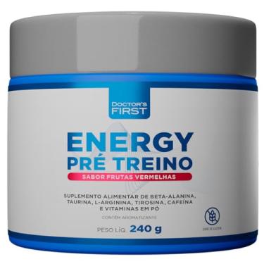Imagem de Pré-Treino Energy - Taurina, cafeina. Beta Alalina- Sabor Frutas Vermelhas 240 g