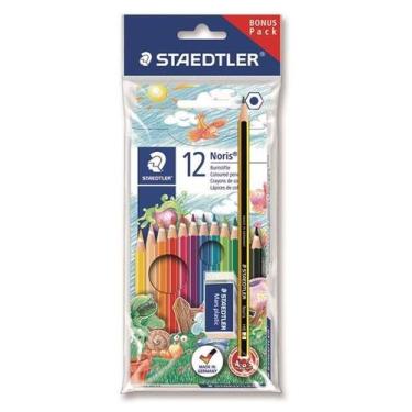 Imagem de Lapis de Cor Staedtler Noris Club C/12 Cores +Lapis e Borracha - 61 Se