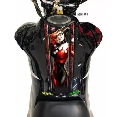 Imagem de Adesivo Cg125 150 160 Tankpad Faixa Resinado Coringa s - Resitank