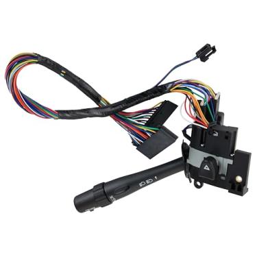 Imagem de ZAPOSTS Interruptor de seta multifuncional serve para Buick Century 3.1L 1997-2005, Regal 3.8L 1997-2004. Substitui #15237469, 25804854, farol de farol, controle de cruzeiro, interruptor de combinação