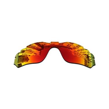 Imagem de Vonxyz Substituição para óculos de sol Oakley Radar Edge Ventilado - Várias opções, Ruby Mirrorcoat Polarized, 0