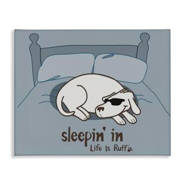 Imagem de Stupell Industries Arte de parede em tela Sleeping In Dog por LIR, 76 x 61 cm