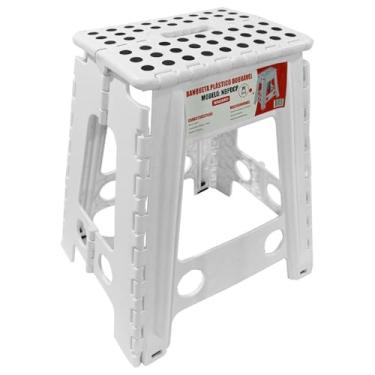 Imagem de Banqueta Plástico Dobrável Camping Pesca 45cm 150kg