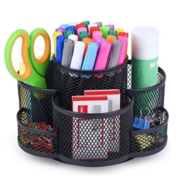 Imagem de Organizador De Mesa Giratório Porta Lápis Treco Escritório - PGB