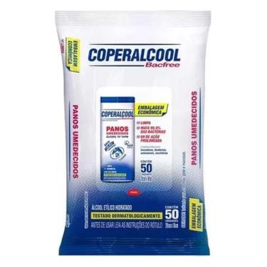 Imagem de Toalhetes Desinfetantes Coperalcool Bacfree Álcool 70 Inpm - COOPERALC