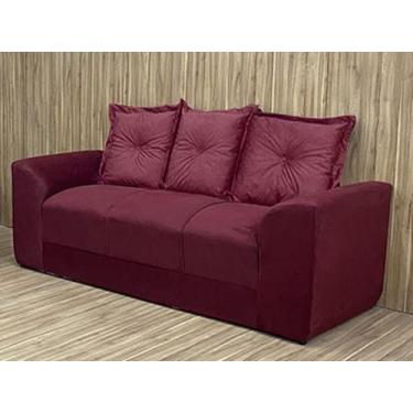 Imagem de Sofá 3 Lugares Vinho 600 Porto - Alpoim