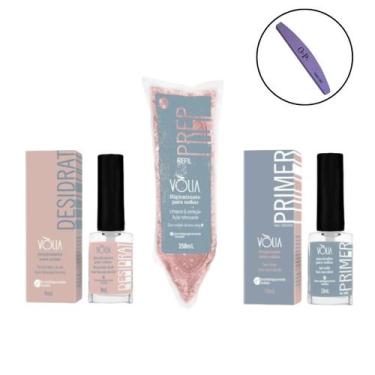 Imagem de Kit Vòlia Primer + Prep Nail Spray + Desidrat