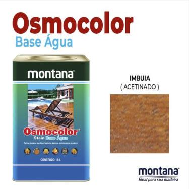 Imagem de Osmocolor Stain Preservativo Acetinado 18L Montana - Proteção para Mad