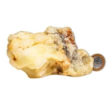 Imagem de 01 Enxofre Bruto Pedra Natural 400 a 450g 8 a 12cm Tipo A - Cristaisde