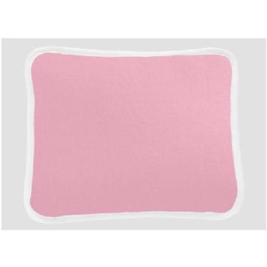 Imagem de Fronha Lisa Para Travesseiro Bebê 30X40Cm 100% Algodão Rosa