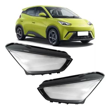 Imagem de Par Lente Farol Dianteiro Byd Dolphin Mini 2023 2024 2025 Novo
