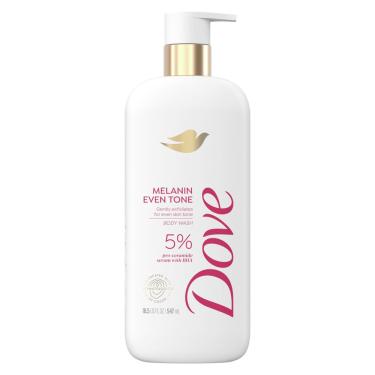 Imagem de Sabonete líquido Dove Melanin Even Tone 550 ml com 5% de pró-ceramida