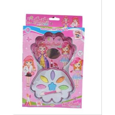 Imagem de Maquiagem Infantil colcha Maleta fashion girl play set